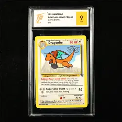 TQG 9 MINT 1999 Pokemon ENG Dragonite #5 Promo - Image 1