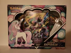 Pokemon Galarian Rapidash V Box Samlekort Sealed 820650808739 - Image 1