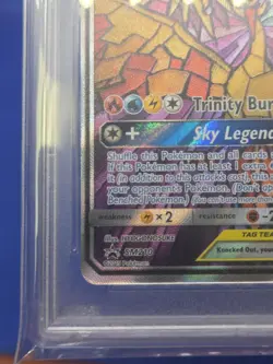 Pokemon Sun & Moon Hidden Fates ETB Moltres Zapdos Articuno GX SM210 Promo PSA 9 - Image 5