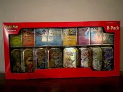 Pokemon TCG: Prismatic Evolutions Costco 8-Pack Mini Tins - New & Sealed - Image 1