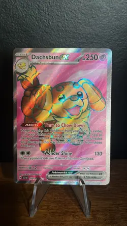 Dachsbun EX 160/142 Pokemon TCG S&V Stellar Crown Holo Ultra Rare English - Image 1
