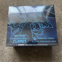 Phantasmal Flames Pokemon Center Exclusive Elite Trainer Box ETB Sealed - Image 1