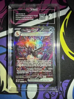 TAG 9 Charizard EX 2024 Pokemon Paldean Fates #234/091 SIR 🔥 - Image 1