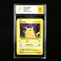 TQG 9 MINT 2016 Pokemon ENG Pikachu 35/108 C - Image 1