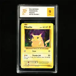 TQG 9 MINT 2016 Pokemon ENG Pikachu 35/108 C - Image 2