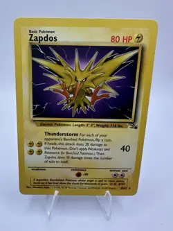 Zapdos 30/62 - Fossil - Vintage 1999 - Pokemon TCG - Image 1