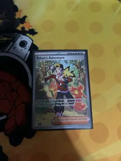 Pokemon TCG Destined Rivals Ethan's Adventure 236/182 Special Illustration Rare - Image 2
