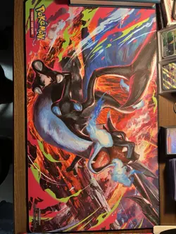 🔥 Pokemon TCG Mega Charizard X EX UPC Playmat Gaming Mouse Pad New ✅ Ships ASAP - Image 2
