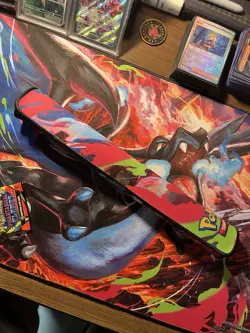 🔥 Pokemon TCG Mega Charizard X EX UPC Playmat Gaming Mouse Pad New ✅ Ships ASAP - Image 3