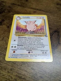 Pokemon TCG - Clefable 17/64 - Jungle Set Unlimited - Non-holo - Moderate Play - Image 3
