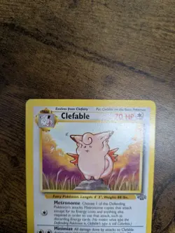 Pokemon TCG - Clefable 17/64 - Jungle Set Unlimited - Non-holo - Moderate Play - Image 4
