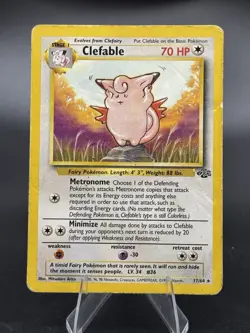 Clefable - 17/64 - Jungle Unlimited 1999 - WOTC - Non Holo - DMG - Pokemon TCG - Image 1