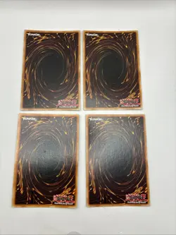 LOT OF 4 YUGIOH CARDS VINTAGE 1996 1ST EDITION BLOCK DRAGON SCAPEGOAT A2 - Image 2