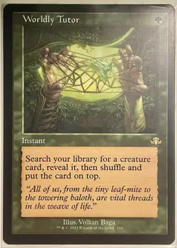 Worldly Tutor (Retro Frame) Dominaria Remastered Regular - Image 1