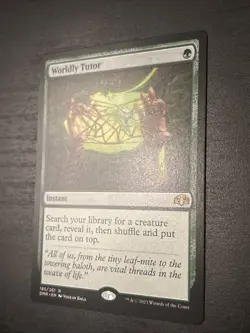 Worldly Tutor R Dominaria Remastered 185 NM Mtg Tutor Rare Regular - Image 2
