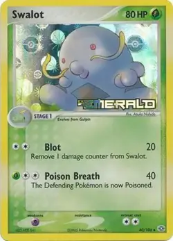 Swalot - 40/106 - Pokemon Ex Emerald Reverse Holo Rare LP - Image 1