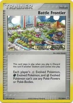 Battle Frontier - 75/106 - Pokemon Ex Emerald Reverse Holo Rare LP - Image 1