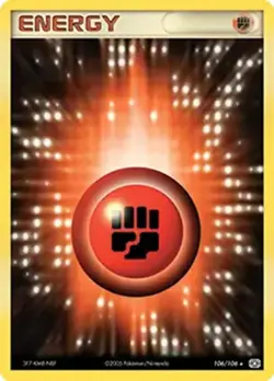 Fighting Energy - 106/106 - Pokemon EX Emerald Holo LP - Image 1
