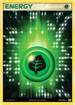 Grass Energy - 101/106 - Pokemon EX Emerald Holo LP - Image 1