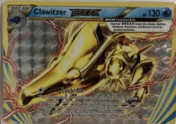 Pokemon TCG: Clawitzer BREAK 35/114 Holo Rare XY Steam Siege LP XY Era - Image 1