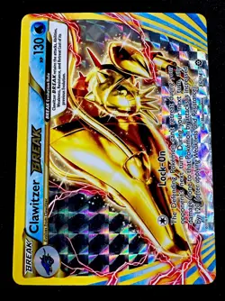 Clawitzer Break 35/11 NM Rare Pokemon Card Steam Siege Near Mint - Image 1
