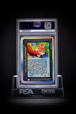 1999 Pokemon Topps TV Animation Series 2 EP10 Bulbasaur Hidden Village PSA 9 - Image 2