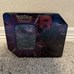 Pokemon Tcg Destined Rivals Team Rocket Tin - Nidoking New Sealed - Image 1