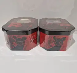 2 x Pokemon TCG Destined Rivals Team Rocket Tin New & Sealed. Nidoking + Persian - Image 3