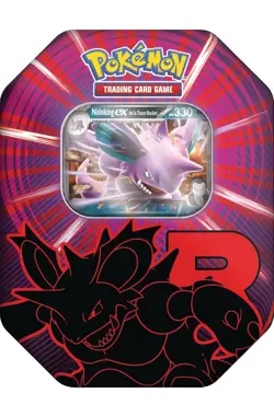 Pokemon TCG Team Rocket Destined Rivals Tin - Nidoking - New & Sealed - Image 1