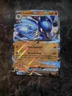 Pokemon TCG Lucario ex 051/131 Double Rare Holo Prismatic Evolutions NM Card - Image 1
