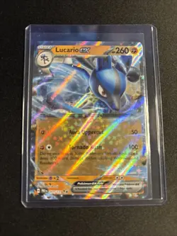 Pokemon TCG: Prismatic Evolutions 051/131 Lucario ex Double Rare NEW N/MINT+ - Image 2