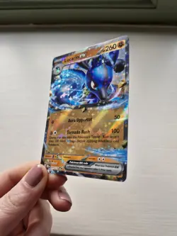 Lucario ex 051/131 Double Rare Prismatic Evolutions Pokemon TCG Pack Fresh - Image 3