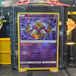 Radiant Alakazam Silver Tempest Ultra Rare Pokemon TCG 059/195 Sword & Shield - Image 1