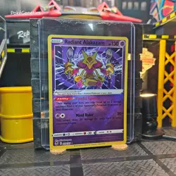 Radiant Alakazam Silver Tempest Ultra Rare Pokemon TCG 059/195 Sword & Shield - Image 3