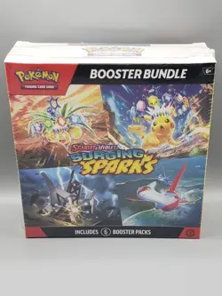 Pokemon TCG Surging Sparks Booster Bundle-6 Booster Packs-New/Factory Sealed - Image 1