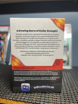 Pokemon TCG Surging Sparks Booster Bundle 6 Packs Factory Sealed - Image 2
