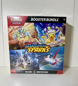 Pokemon TCG Surging Sparks Booster Bundle Factory Sealed (6 packs) - Image 1