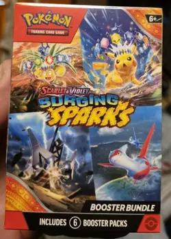 Pokemon TCG Surging Sparks Booster Bundle (6 Packs) Factory Sealed! - Image 1