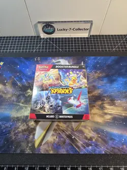 Pokemon Surging Sparks SV08 Booster Bundle TCG 6 packs New Factory Sealed 🌩 - Image 2