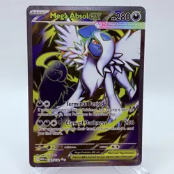 Mega Absol EX 161/132 NM Full Art Mega Evolution Ultra Rare Pokemon TCG English - Image 1