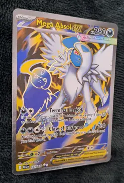 Mega Absol ex Full Art Ultra Rare 161/132 Pokemon Mega Evolution English - Image 2