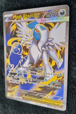 Mega Absol ex Full Art Ultra Rare 161/132 Pokemon Mega Evolution English - Image 3