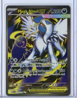 Pokemon TCG Mega Absol ex Full Art Ultra Rare 161/132 Mega Evolution English NM - Image 1