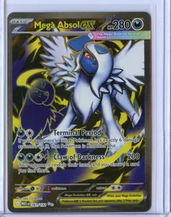 Pokemon TCG Mega Absol ex Full Art Ultra Rare 161/132 Mega Evolution English NM - Image 1
