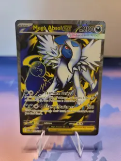 Pokemon TCG Mega Absol ex Full Art Ultra Rare 161/132 Mega Evolution English NM - Image 1