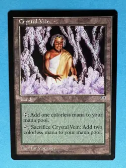 Crystal Vein - Mirage - Magic The Gathering - LP - Image 3