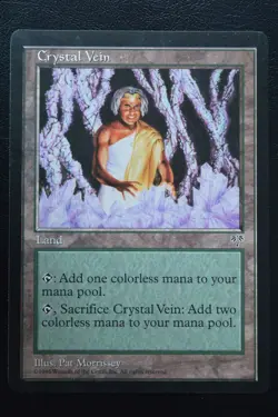 Magic The Gathering MTG CRYSTAL VEIN Mirage LP Lightly Played - Image 1