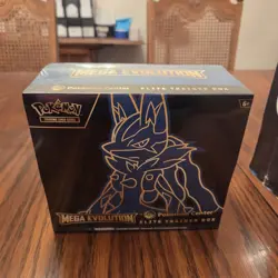 Mega Evolution Lucario Pokemon Center Exclusive Elite Trainer Box ETB - Image 1
