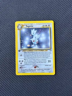 Pokemon WOTC Togetic #16/111 Neo Genesis 1ST EDITION Holo Moderately Played - Image 1
