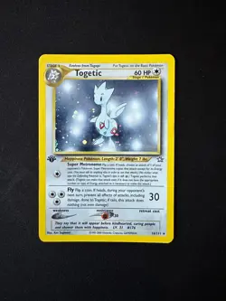 Pokemon WOTC Togetic #16/111 Neo Genesis 1ST EDITION Holo Moderately Played - Image 1